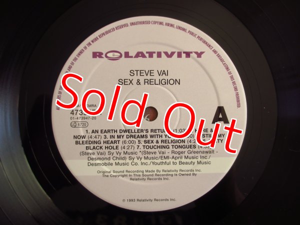 画像3: Steve Vai / Sex & Religion (3)