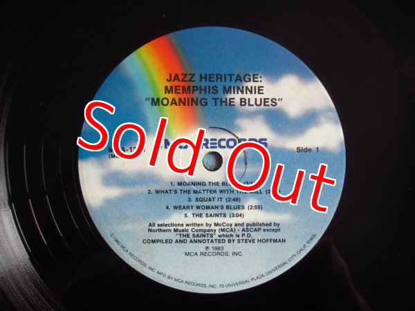 画像3: Memphis Minnie / Moaning The Blues (3)