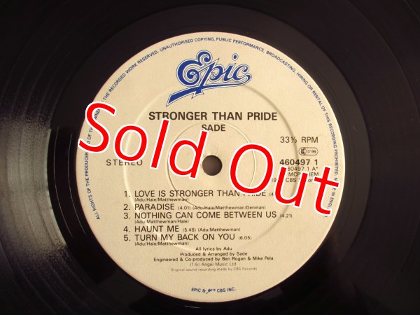 画像4: Sade / Stronger Than Pride (4)