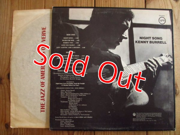 画像2: Kenny Burrell / Night Song (2)