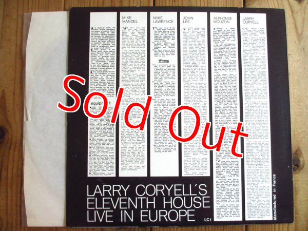 画像2: Larry Coryell’s Eleventh House / Live In Europe (2)