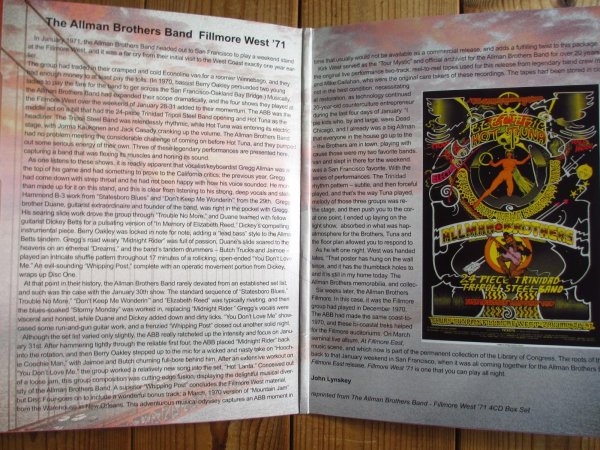 画像2: The Allman Brothers Band / Fillmore West 1-31-71 (2)