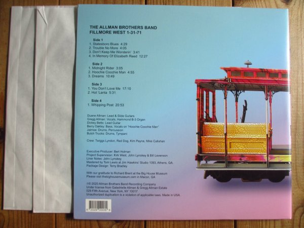 画像3: The Allman Brothers Band / Fillmore West 1-31-71 (3)