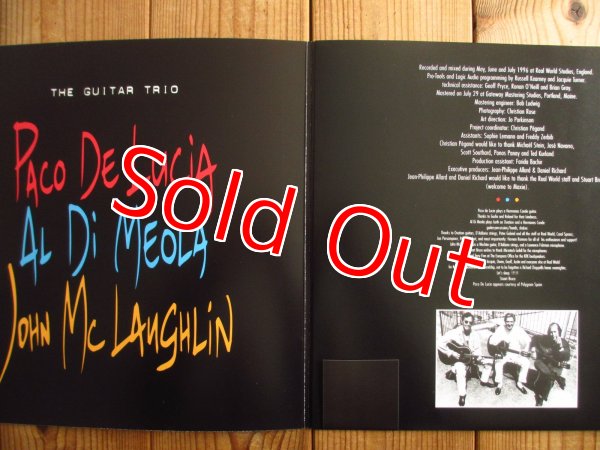 画像3: Paco De Lucia, Al Di Meola, John McLaughlin / The Guitar Trio (3)