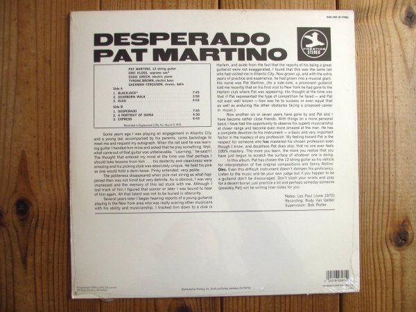 画像2: 未開封デッドストック！■Pat Martino / Desperado (2)