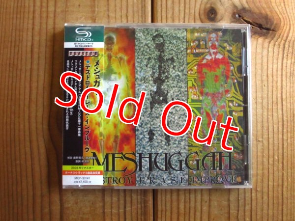画像1: その名を一躍世界に知らしめたメタルバンド、メシュガーの出世作！■Meshuggah / Destroy Erase Improve (1)