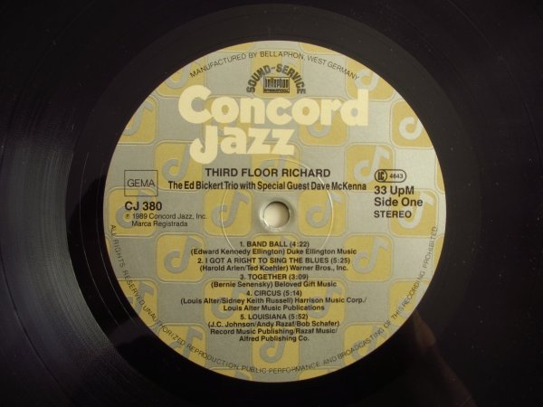 画像3: Ed Bickert Trio / Third Floor Richard (3)