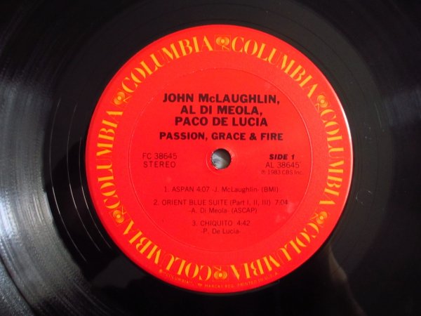画像3: John McLaughlin & Al Di Meola & Paco De Lucia / Passion, Grace & Fire (3)