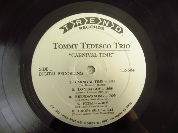 画像3: Tommy Tedesco Trio / Carnival Time – Live In Concert At The Musicians´ Institute (3)