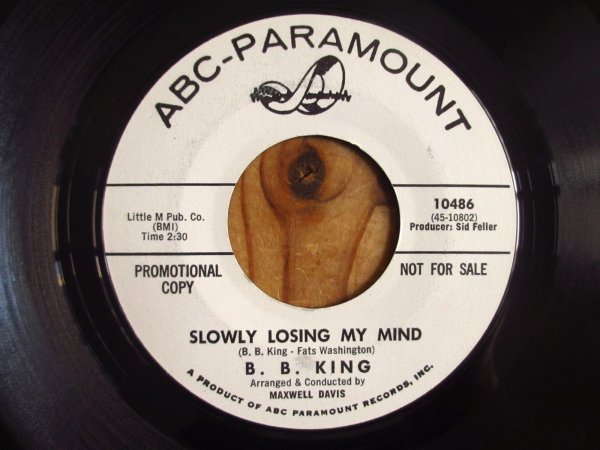 画像2: B.B. King / How Do I Love You - Slowly Losing My Mind (2)