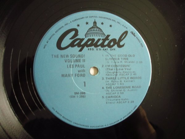 画像3: Les Paul With Mary Ford / Les Paul's New Sound With Mary Ford, Vol. 2 (3)
