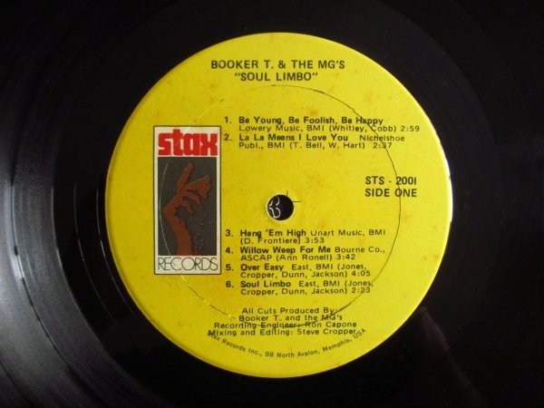 画像3: Booker T & The MG's / Soul Limbo ("Over Easy") (3)