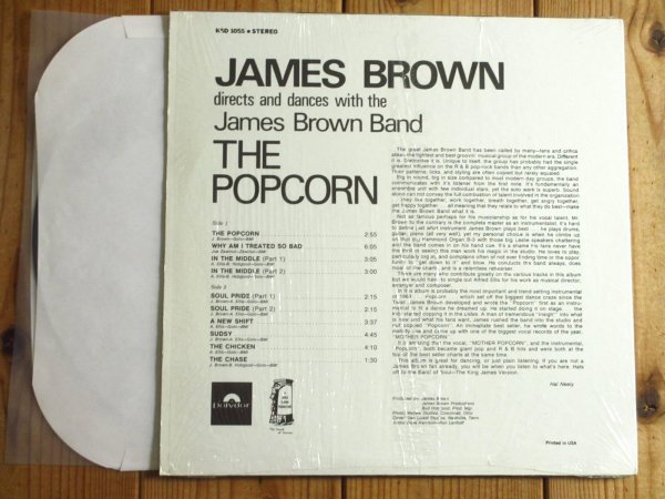 画像2: James Brown Directs And Dances With The James Brown Band / The Popcorn (2)