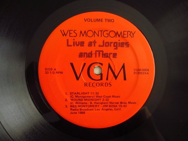 画像4: 2枚セット！未発表ライブ！■Wes Montgomery / Live At Jorgies & Live At Jorgies And More Volume Two (4)