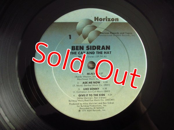 画像3: Ben Sidran / The Cat And The Hat (3)