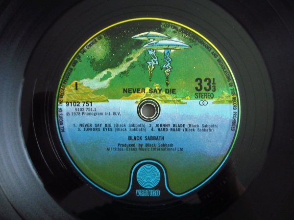 画像3: Black Sabbath / Never Say Die! (3)