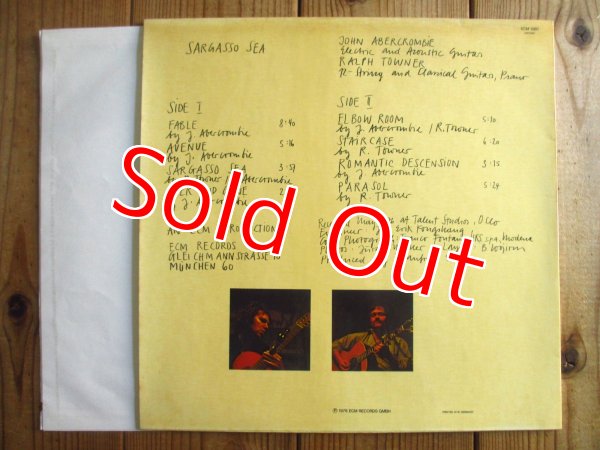 画像2: John Abercrombie, Ralph Towner / Sargasso Sea (2)