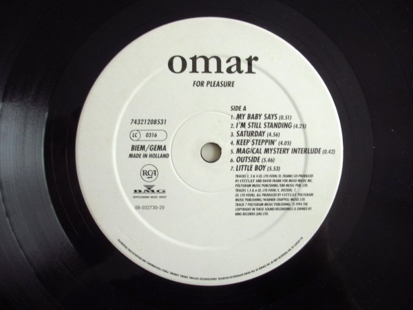 画像3: Omar / For Pleasure (3)