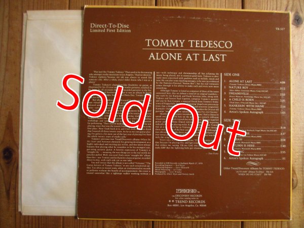 画像2: Tommy Tedesco / Alone At Last (2)