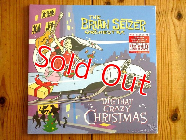 画像1: レア希少LP入手困難！ブライアンセッツァー2005年の初アナログ化クリスマス・アルバムが入荷！■The Brian Setzer BigBand-Orchestra / Dig That Crazy Christmas (1)