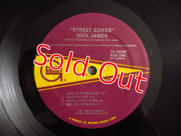 画像3: Rick James ‎/ Street Songs (3)