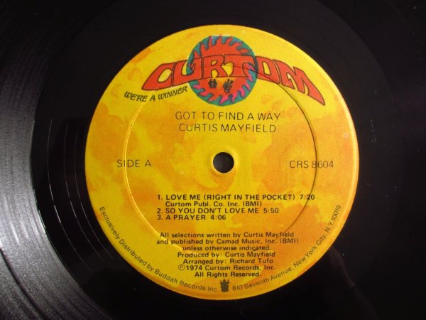 画像3: Curtis Mayfield / Got To Find A Way (3)