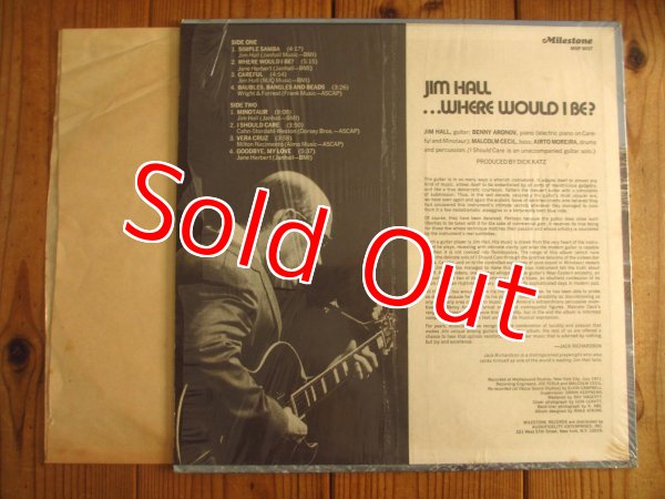 画像2: Jim Hall / ...Where Would I Be? (2)