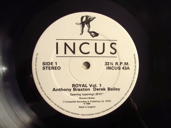 画像4: Anthony Braxton, Derek Bailey / Royal Volume 1 (4)