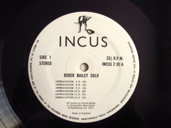 画像3: Derek Bailey / Solo (3)