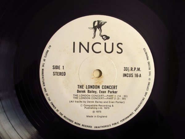 画像4: Derek Bailey & Evan Parker / The London Concert (4)