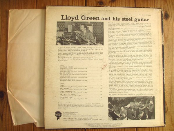 画像2: Lloyd Green / Lloyd Green And His Steel Guitar (2)