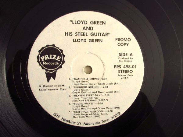 画像3: Lloyd Green / Lloyd Green And His Steel Guitar (3)