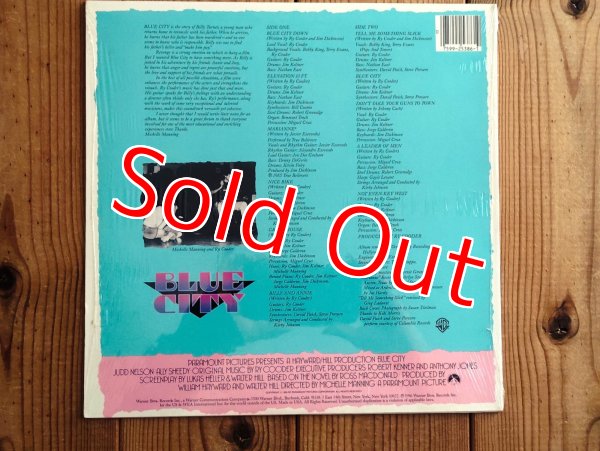 画像2: Ry Cooder / Blue City (Motion Picture Soundtrack) (2)