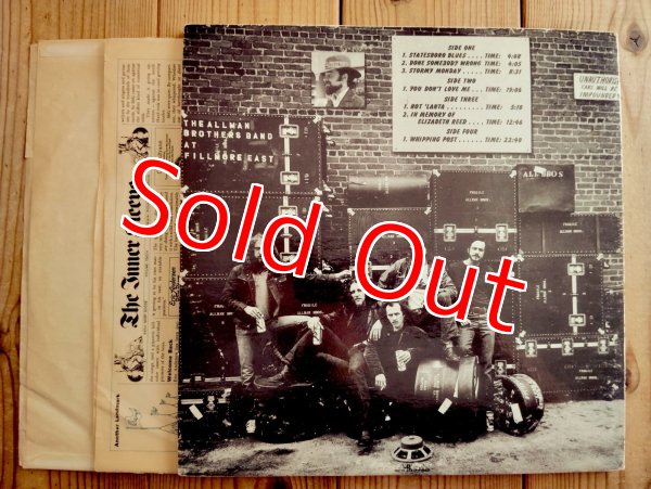 画像3: Allman Brothers Band / The Allman Brothers Band At Fillmore East (3)
