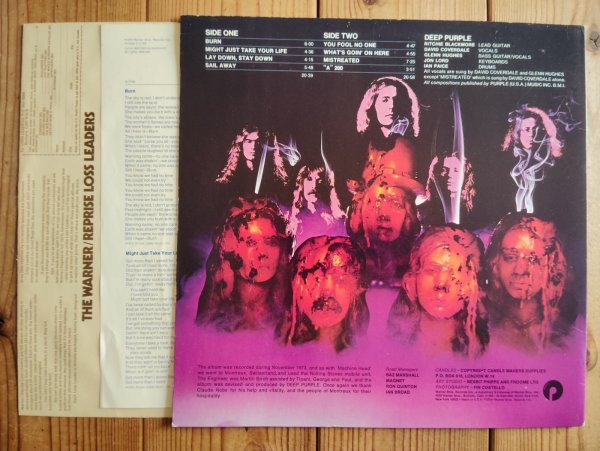 画像2: Deep Purple / Burn (2)