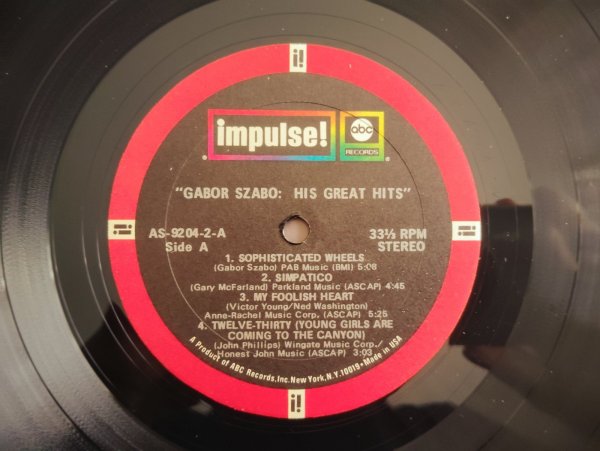 画像4: Gabor Szabo / His Great Hits (4)