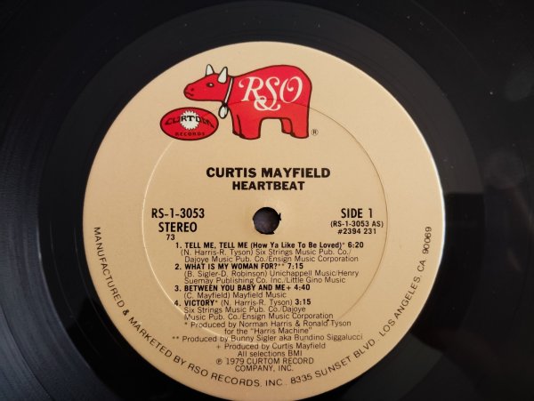 画像3: Curtis Mayfield / Heartbeat (3)
