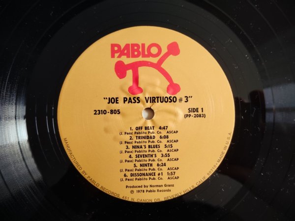 画像4: Joe Pass / Virtuoso #3 (4)