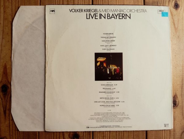 画像2: Volker Kriegel & Mild Maniac Orchestra ‎/ Live In Bayern (2)