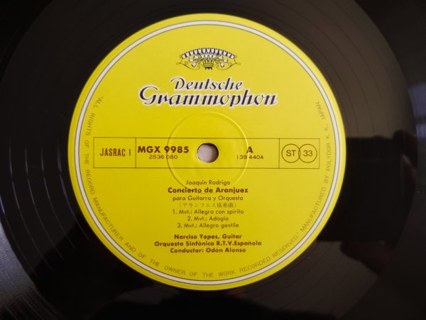 画像4: Yepes, Orquesta Sinfonica R.T.V Espanola / Concierto De Aranjuez, Forbidden Games = アランフェス協奏曲 / 禁じられた遊び (4)