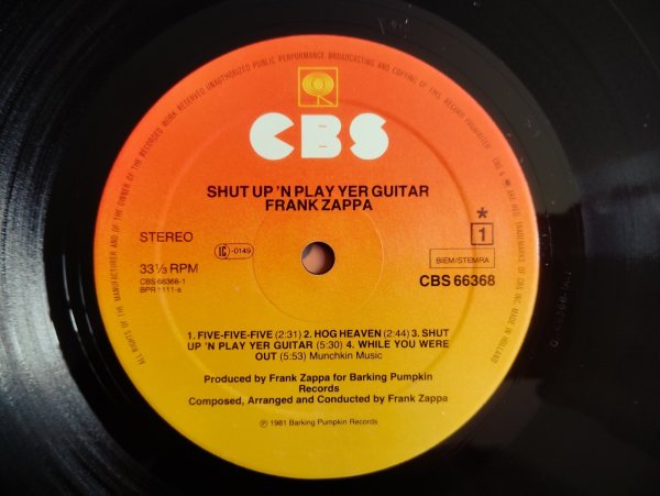 画像4: Frank Zappa / Shut Up 'N Play Yer Guitar (4)