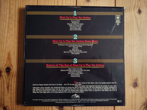 画像2: Frank Zappa / Shut Up 'N Play Yer Guitar (2)