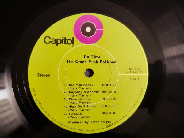 画像3: Grand Funk Railroad ‎/ On Time (3)