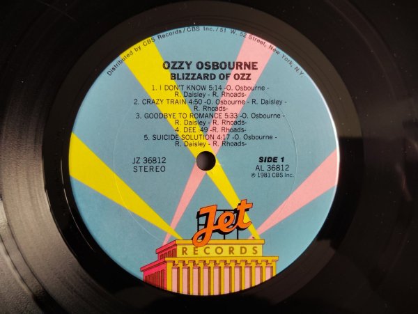 画像3: Ozzy Osbourne / Blizzard Of Ozz (3)