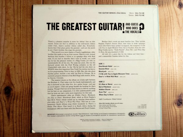 画像2: Chet Atkins / The Guitar Genius (2)