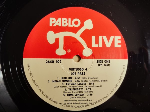 画像4: Joe Pass / Virtuoso #4 (4)