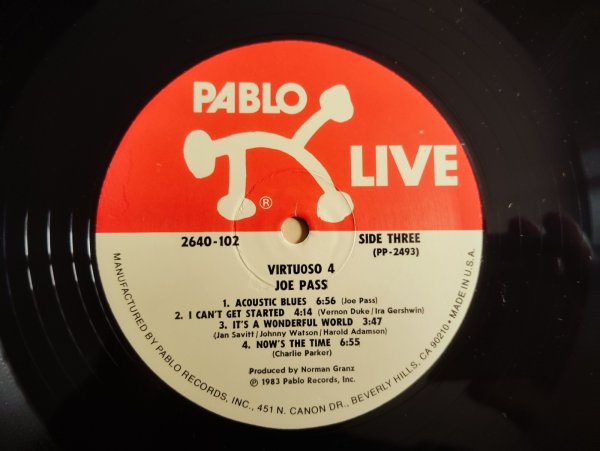 画像5: Joe Pass / Virtuoso #4 (5)