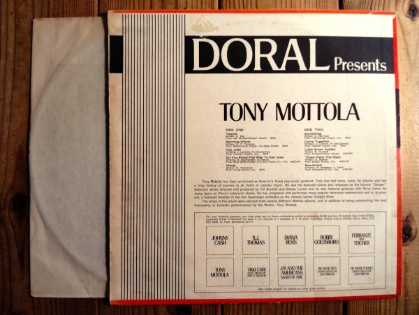 画像2: Tony Mottola / Doral Presents Tony Mottola  (2)