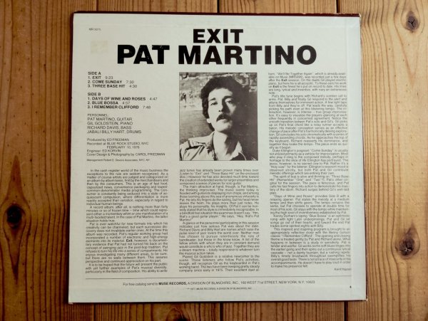 画像2: Pat Martino / Exit (2)