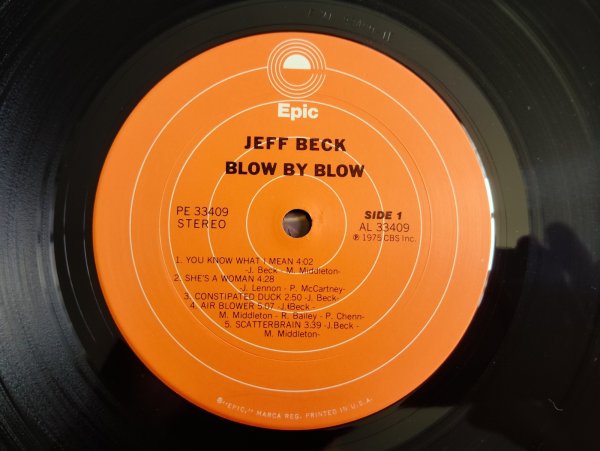 画像3: Jeff Beck / Blow By Blow (3)